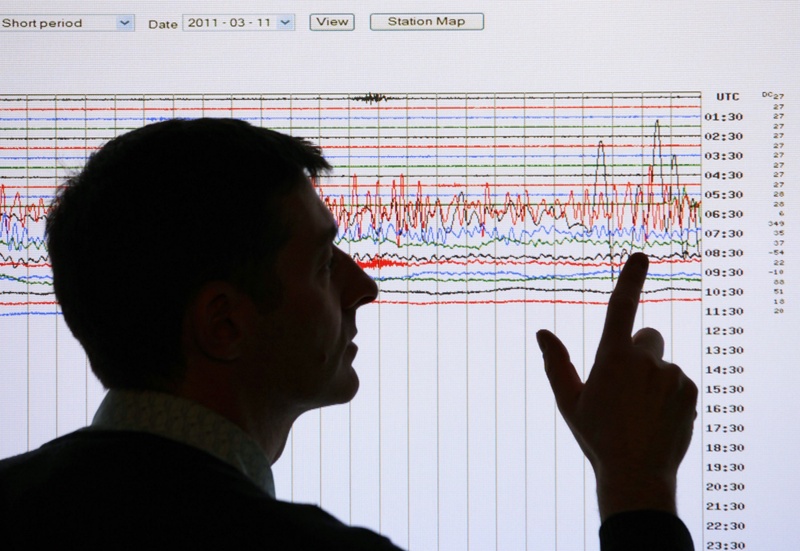 Наблюдение за сейсмической активностью. Фото REUTERS/David Moir©