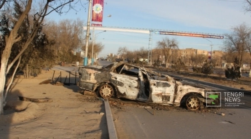 Последствия беспорядков в городе Жанаозен. Фото Максим Попов©