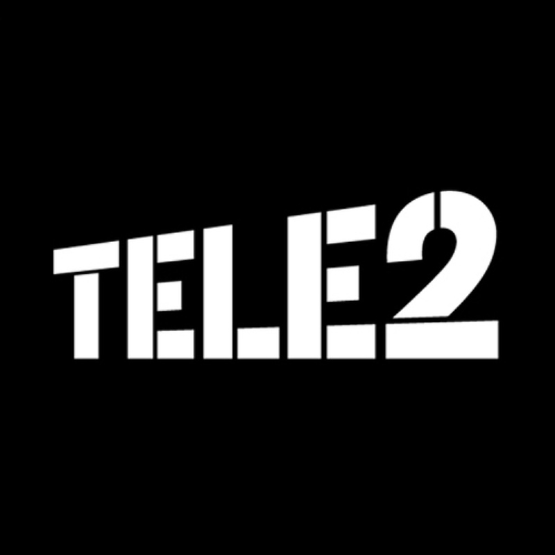 Логотип компании TELE2