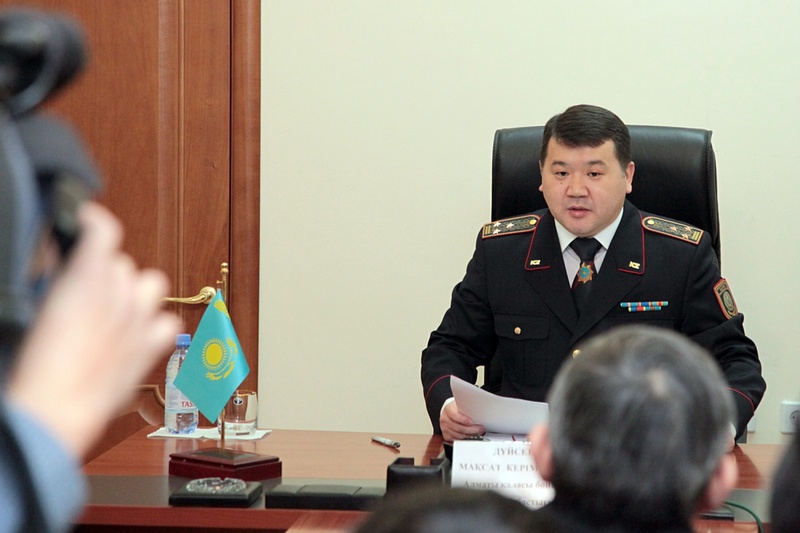 Начальник ДБЭКП по городу Алматы полковник финансовой полиции Дуйсенов Максат Керимбайулы. Фото с сайта finpol.kz