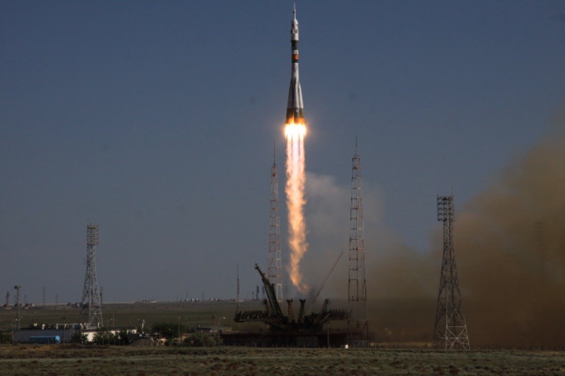 Запуск ракеты на космодроме "Байконур". Фото ©РИА НОВОСТИ