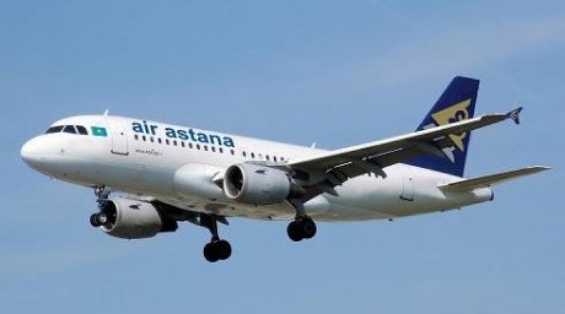 Самолет авиакомпании Air Astana