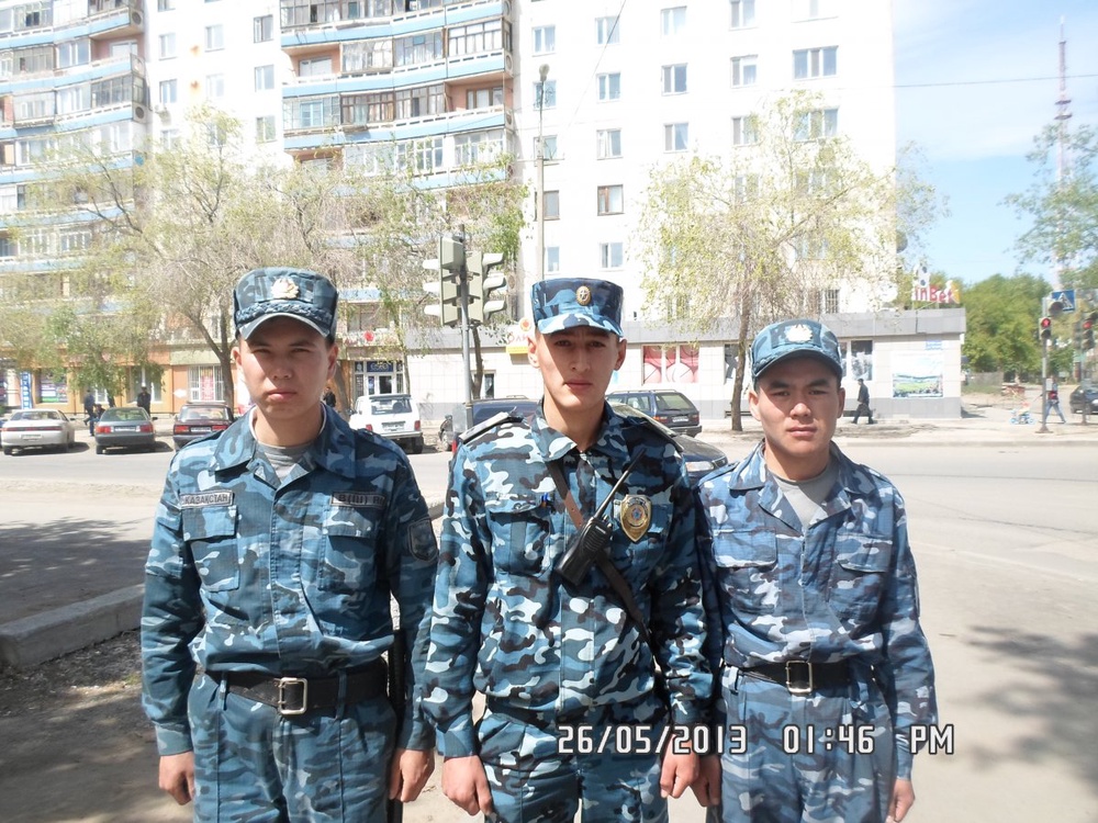 Солдаты-срочники, обезвредившие дебошира в Павлодаре. Фото предоставлено воинской частью