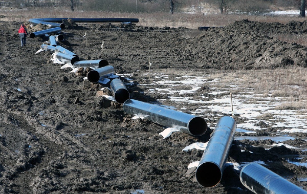 Строительство газопровода. Фото РИА Новости©