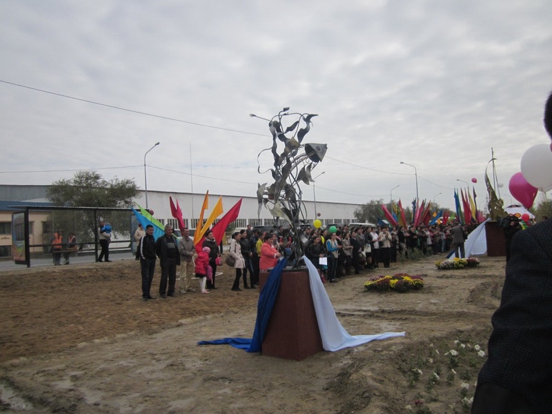 Аралчане подарили городу аллею Рыбаков. Фото ©tengrinews.kz