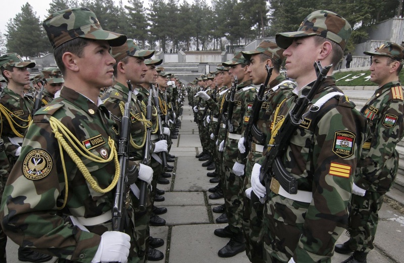 Военнослужащие Таджикистана. ©REUTERS