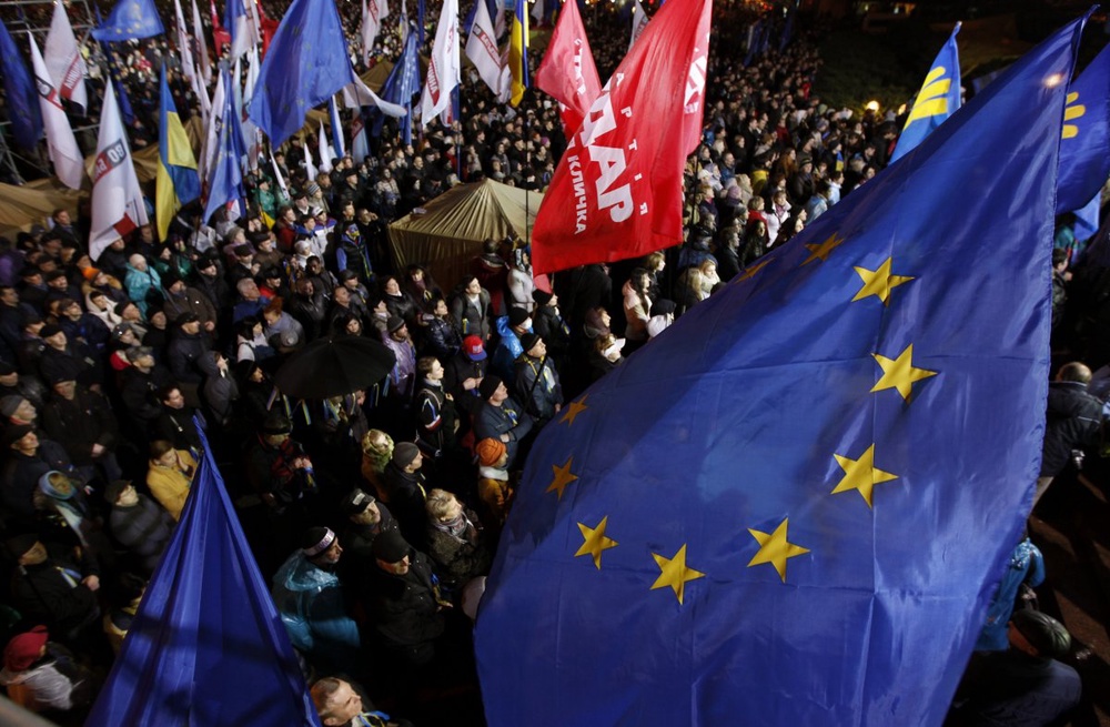 Митинги в центре Киева продолжаются. ©REUTERS