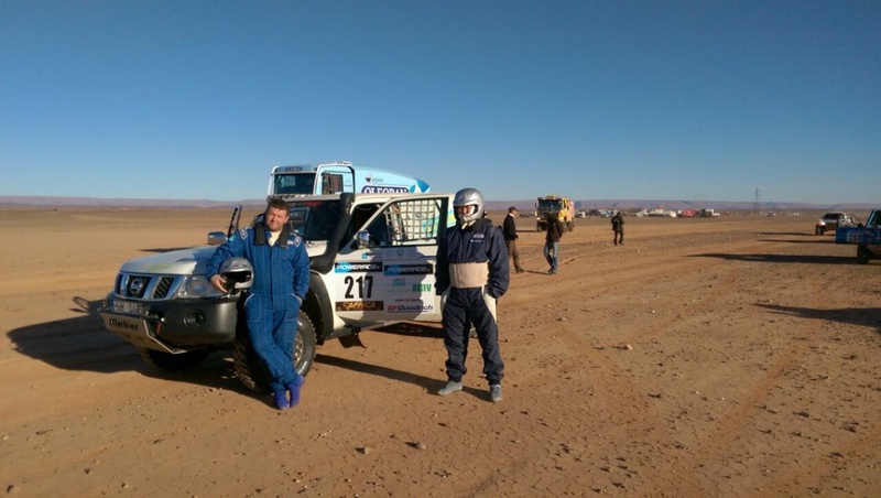 Внедорожник Марата Абыкаева и Андрея Чипенко. 
Фото предоставлены командой Off Road Kazakhstan