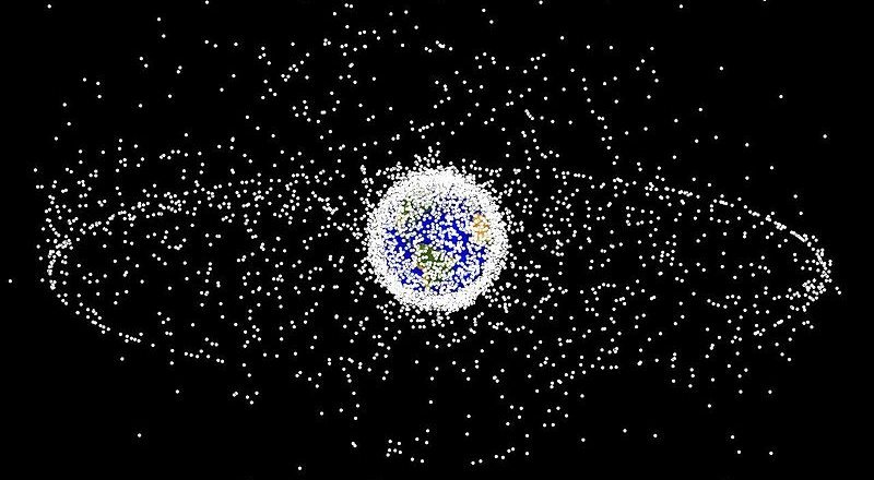 Космический мусор. Иллюстрация NASA