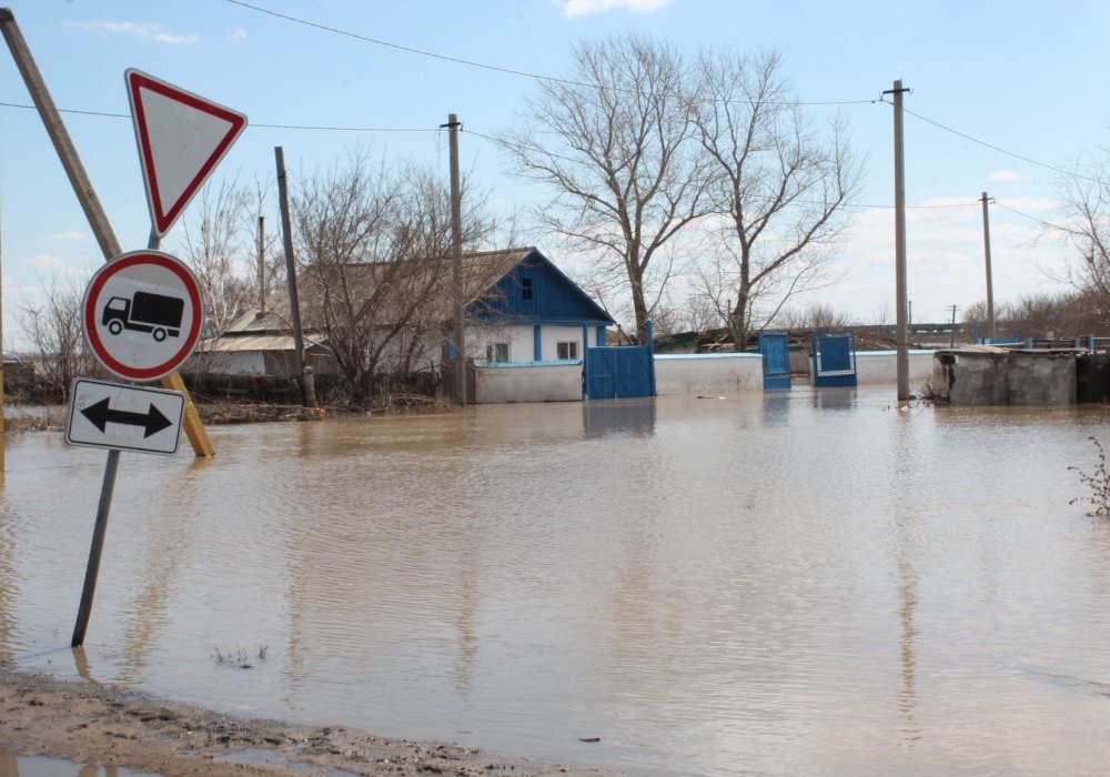 Паводок в Атбасаре. Фото из архива ©Tengrinews.kz