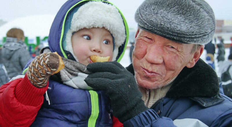 "Наурызное" настроение. Фото Семенов Георгий