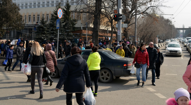 Перекресток возле автостанции "Саяхат". © misk.org.kz