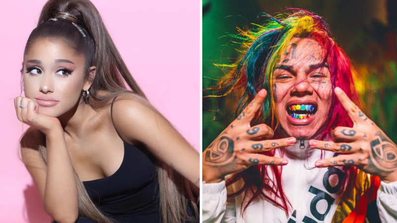 Фото: @arianagrande, @6ix9ine