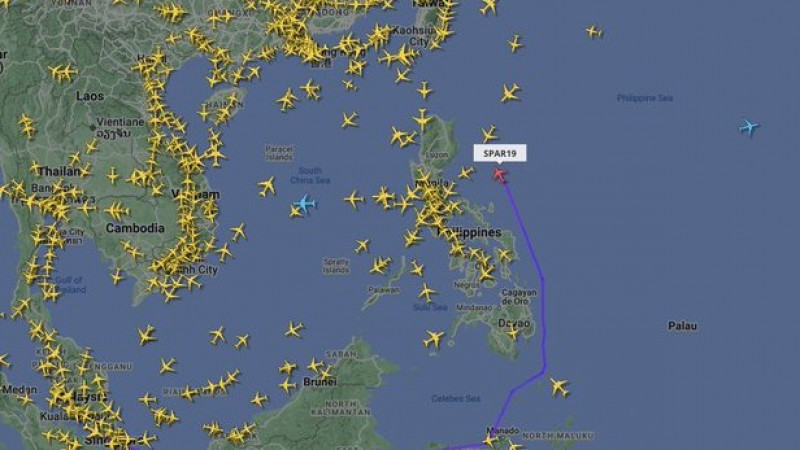 Фото: twitter/Flightradar24